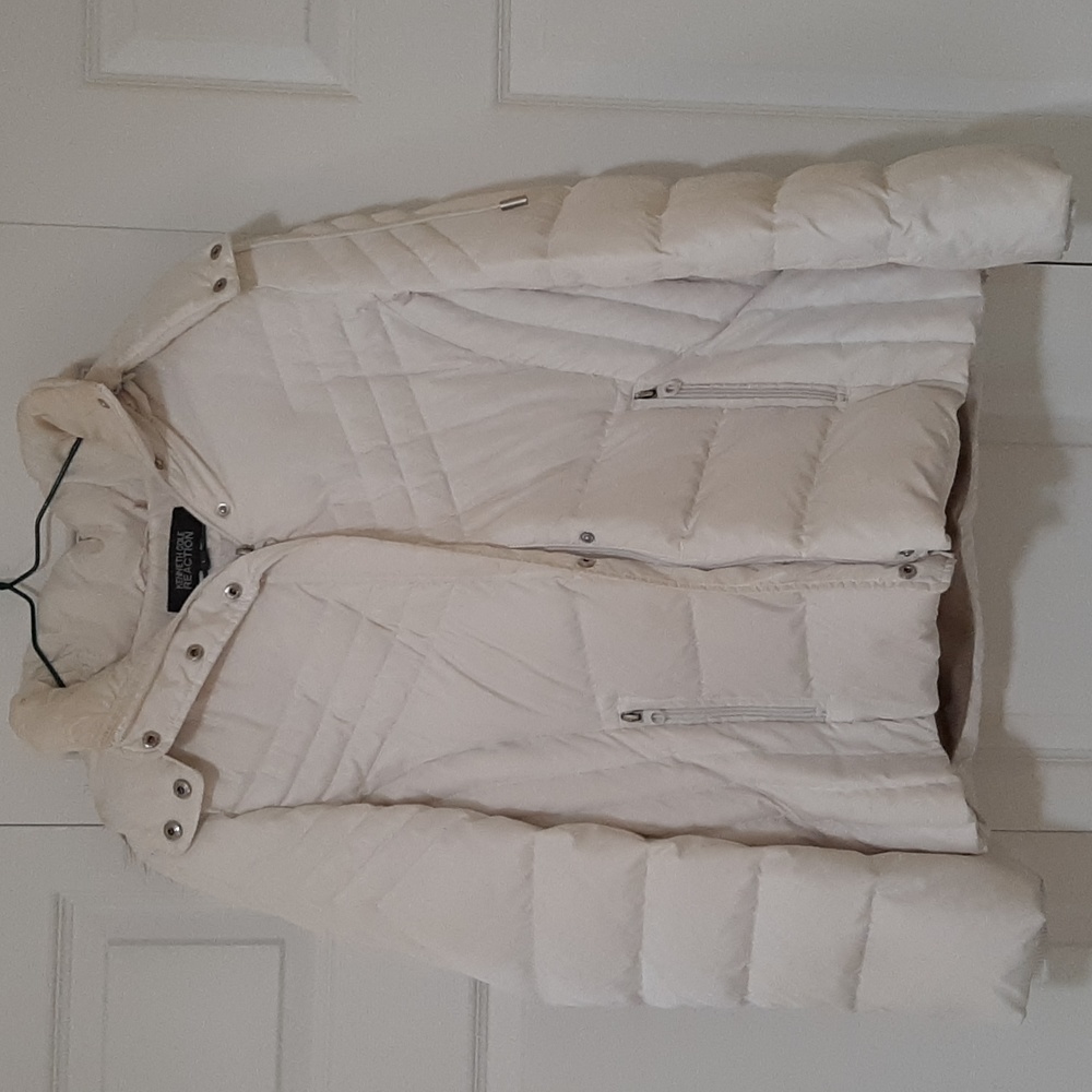 Kenneth Cole Reaction white women's winter coat